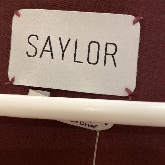 SAYLOR Alison Dress in Metallic Rainbow. - Picture 6 of 7